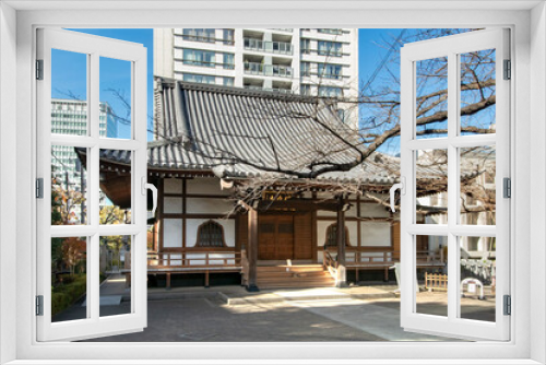 Fototapeta Naklejka Na Ścianę Okno 3D - 東京都港区赤坂の萬輝山陽泉寺