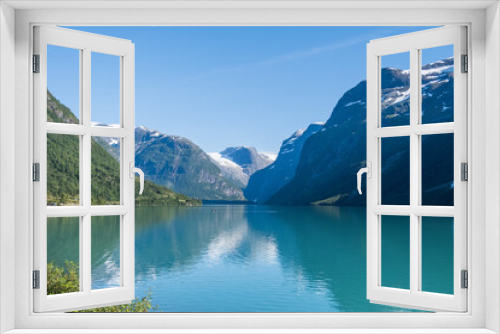 Fototapeta Naklejka Na Ścianę Okno 3D - Loen, Norway