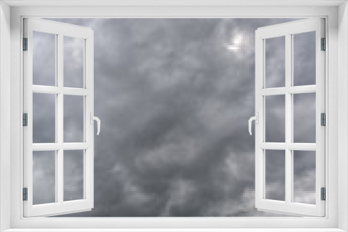 Fototapeta Naklejka Na Ścianę Okno 3D - Fantastic thunderclouds, vertical panorama