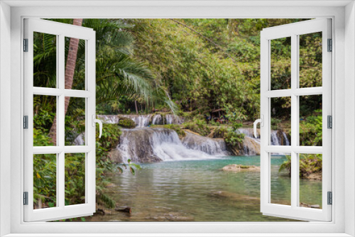Fototapeta Naklejka Na Ścianę Okno 3D - Cambugahay Falls on Siquijor island, Philippines.