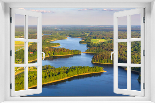 Fototapeta Naklejka Na Ścianę Okno 3D - Beatiful lake in Belarus