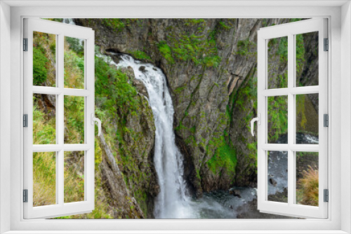 Fototapeta Naklejka Na Ścianę Okno 3D - Huge waterfall Vøringsfossen in the Hardangevidda