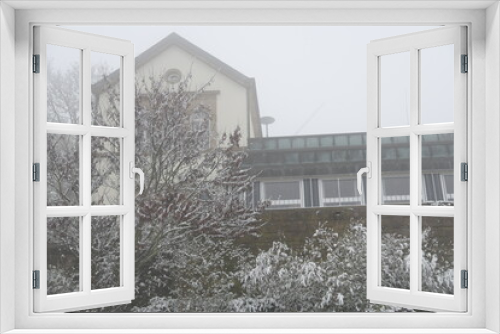 Fototapeta Naklejka Na Ścianę Okno 3D - Schneelandschaften