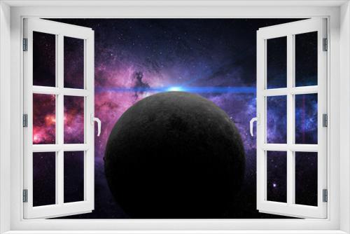 Fototapeta Naklejka Na Ścianę Okno 3D - Mercury Direct ,planet mercury enters  retrograde in libra  3d illustration