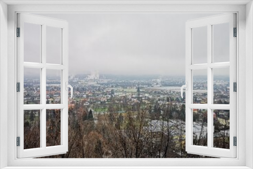 Fototapeta Naklejka Na Ścianę Okno 3D - Panorama Judendorf Straßengel Gratkorn Gratwein, Steiermark Österreich