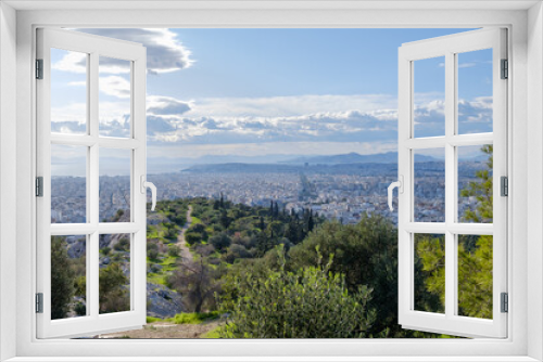 Fototapeta Naklejka Na Ścianę Okno 3D - Athens - December 2019: view of the city