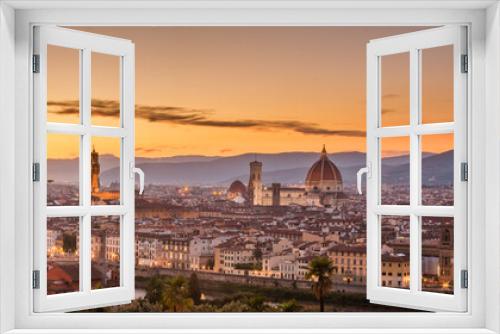 Fototapeta Naklejka Na Ścianę Okno 3D - Panorama of Florence, Italy