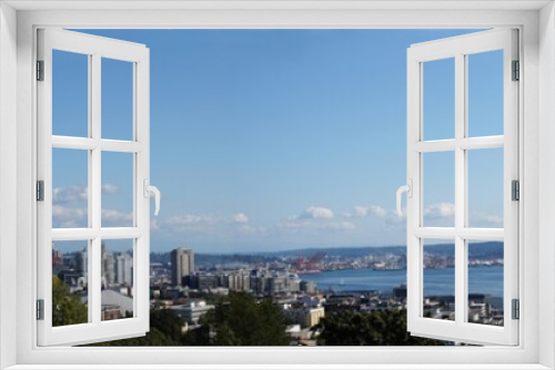Fototapeta Naklejka Na Ścianę Okno 3D - Panorama Seattle. View from Kerry Park (public park and viewpoint on the south slope of Queen Anne Hill in Seattle). Washington, United States.