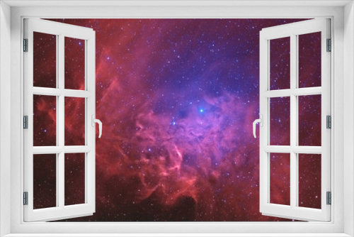Fototapeta Naklejka Na Ścianę Okno 3D - Flaming Star Nebula