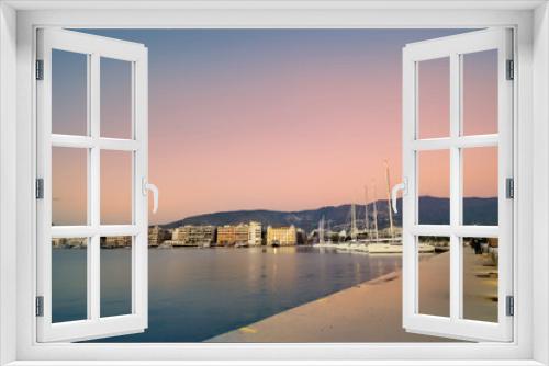 Fototapeta Naklejka Na Ścianę Okno 3D - Sunset in the beautiful city of Volos