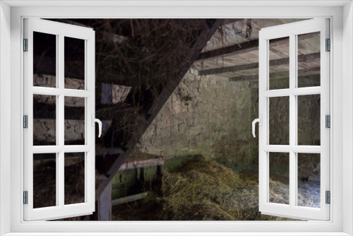 Fototapeta Naklejka Na Ścianę Okno 3D - Haunted House - In The Middle Of The Forest
