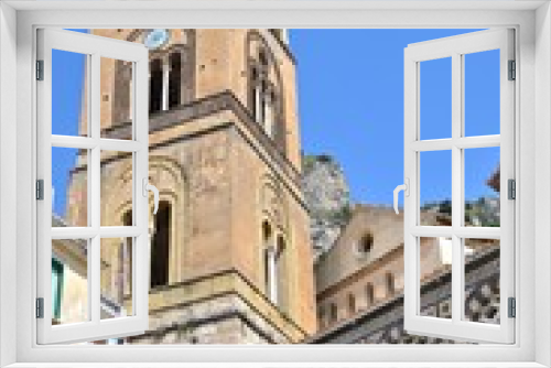 Fototapeta Naklejka Na Ścianę Okno 3D - amalfi - duomo