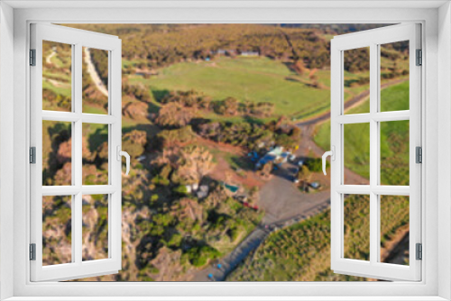 Fototapeta Naklejka Na Ścianę Okno 3D - Panoramic aerial view of Kangaroo Island Beach, Australia