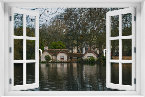 Fototapeta Naklejka Na Ścianę Okno 3D - Casa del Lago