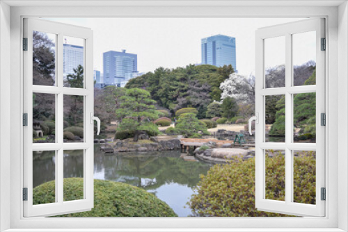 Fototapeta Naklejka Na Ścianę Okno 3D - japanese garden in autumn