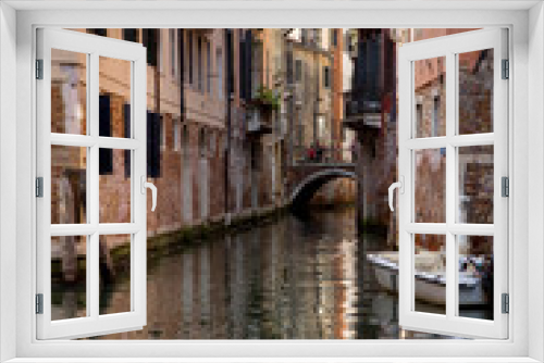 Fototapeta Naklejka Na Ścianę Okno 3D - Canal à Venise