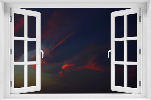 Fototapeta Naklejka Na Ścianę Okno 3D - The magical colors of the sunset