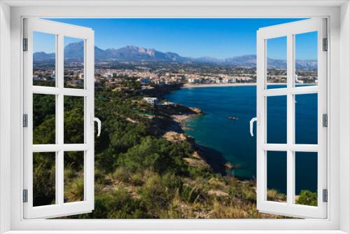 Fototapeta Naklejka Na Ścianę Okno 3D - Mediterranean landscape with view to Albir in 'Serra Gelada' mountains, Albir, Spain