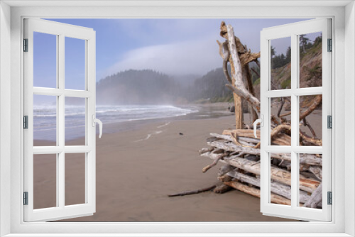 Fototapeta Naklejka Na Ścianę Okno 3D - Indian point coast in Oregon state