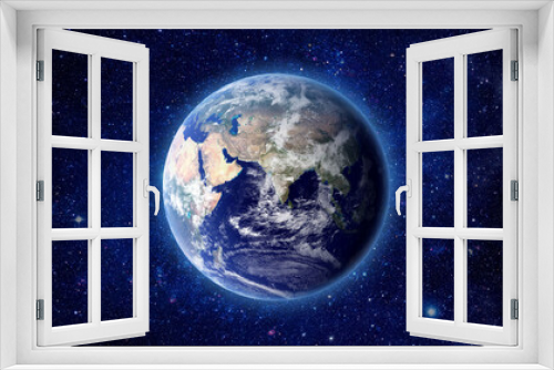 Fototapeta Naklejka Na Ścianę Okno 3D - Our Home - Elements of this Image Furnished by NASA