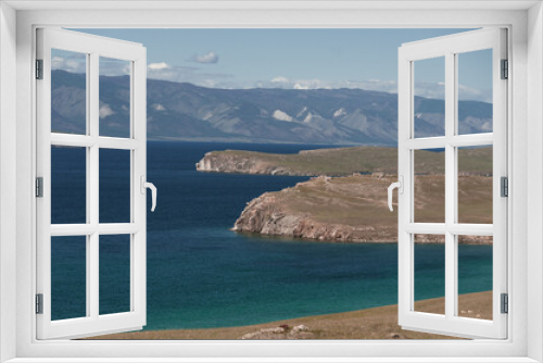 Fototapeta Naklejka Na Ścianę Okno 3D - Lake Baikal view in summer
