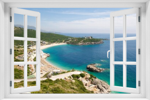 Fototapeta Naklejka Na Ścianę Okno 3D - eine Bucht an der Albanische Riviera