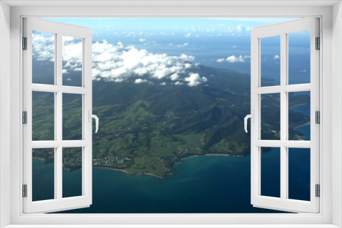Fototapeta Naklejka Na Ścianę Okno 3D - Aerien Basse Terre Guadeloupe