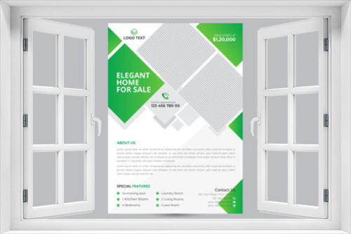 Real Estate Poster design fully editable Flyer Design Template.