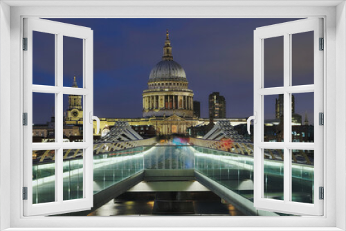 Fototapeta Naklejka Na Ścianę Okno 3D - London 