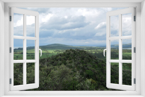 Fototapeta Naklejka Na Ścianę Okno 3D - Scenic mountain landscapes against sky in Naivasha, Kenya