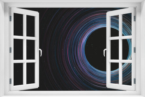 Fototapeta Naklejka Na Ścianę Okno 3D - Giant Spiral Black Hole on Galaxy Background.planet and physics concept design,vector illustration.