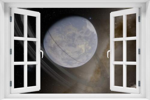 Fototapeta Naklejka Na Ścianę Okno 3D - Planets and galaxy, science fiction wallpaper. Beauty of deep space. Billions of galaxy in the universe Cosmic art background
