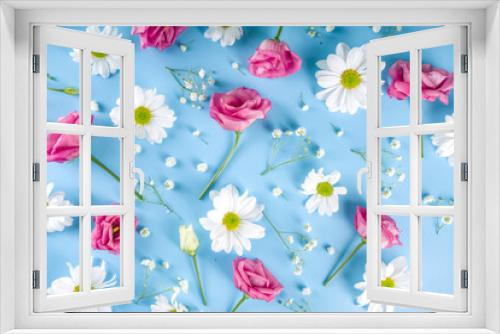 Fototapeta Naklejka Na Ścianę Okno 3D - Festive floral background