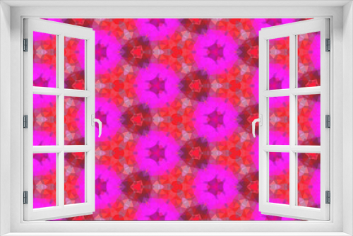 Fototapeta Naklejka Na Ścianę Okno 3D - Geometric design. Abstract geometric seamless pattern. Seamless patterns. Colorful gradient mosaic background. Mosaic pattern. EPS 10 Vector