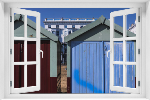 Fototapeta Naklejka Na Ścianę Okno 3D - wooden house