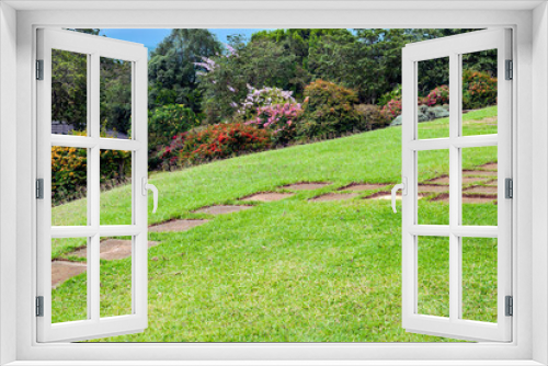 Fototapeta Naklejka Na Ścianę Okno 3D - Formal garden