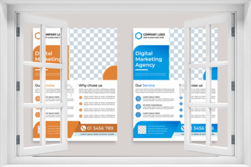 Template vector design for brochure, cover design, flyer, portfolio etc.Easy to use and edit.