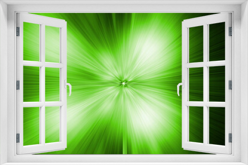 Fototapeta Naklejka Na Ścianę Okno 3D - Green fractal design concept illustration