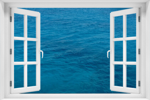 Fototapeta Naklejka Na Ścianę Okno 3D - Blue wave, ripple, sea texture, ocean, background