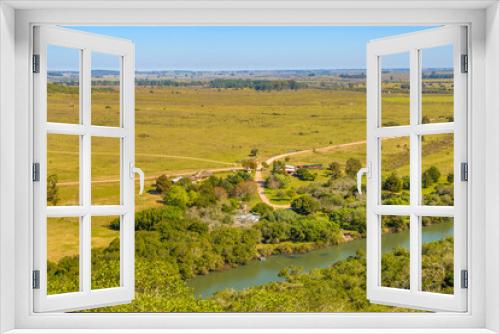 Fototapeta Naklejka Na Ścianę Okno 3D - Santa Lucia River, Arequita National Park, Uruguay