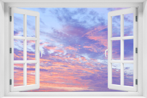 Fototapeta Naklejka Na Ścianę Okno 3D - beautiful landscape of sunset sky background
