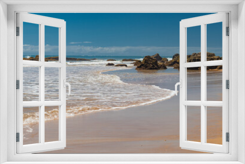 Fototapeta Naklejka Na Ścianę Okno 3D - Trancoso Beach with Blue Sky, Porto Seguro - Bahia