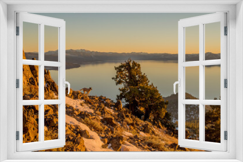 Fototapeta Naklejka Na Ścianę Okno 3D - the amazing lake tahoe in california