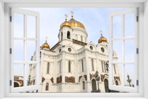 Fototapeta Naklejka Na Ścianę Okno 3D - cathedral of Christ the Saviour in Moscow