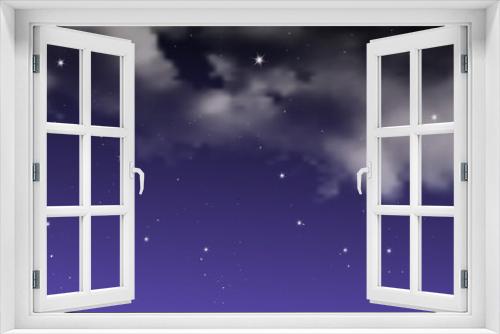 Fototapeta Naklejka Na Ścianę Okno 3D - StarrySky-12