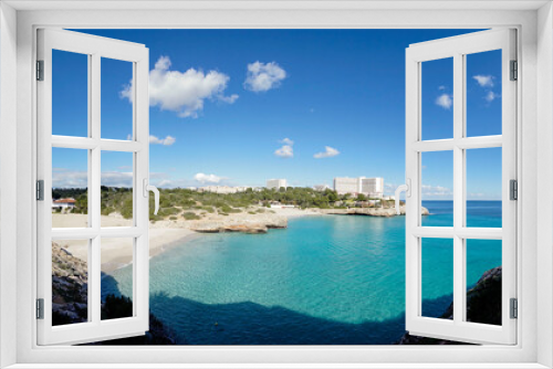 Fototapeta Naklejka Na Ścianę Okno 3D - cala Es Domingos Gran, Calas de Mallorca,Mallorca, islas baleares, Spain