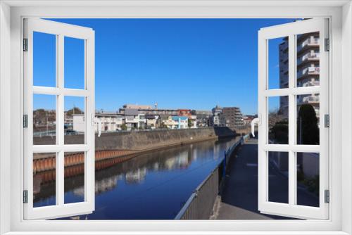 Fototapeta Naklejka Na Ścianę Okno 3D - 柏尾川（神奈川県藤沢市）