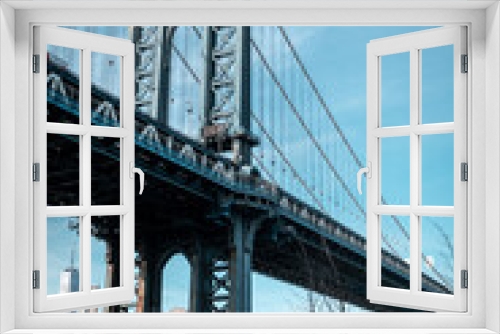 Fototapeta Naklejka Na Ścianę Okno 3D - Manhattan bridge - New York - United States, 2018