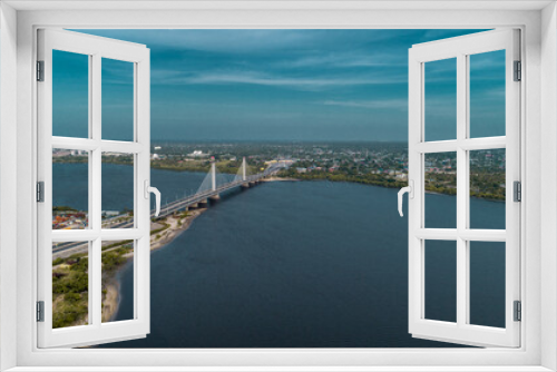 Hanging bridge connects Dar es salaam city