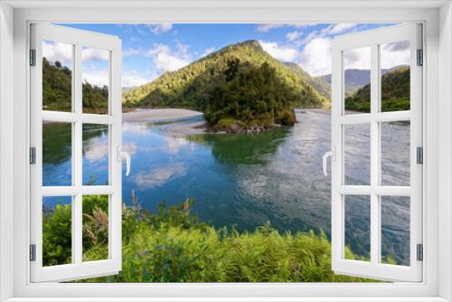 Fototapeta Naklejka Na Ścianę Okno 3D - The Lower Buller Gorge in the West Coast region of New Zealand
